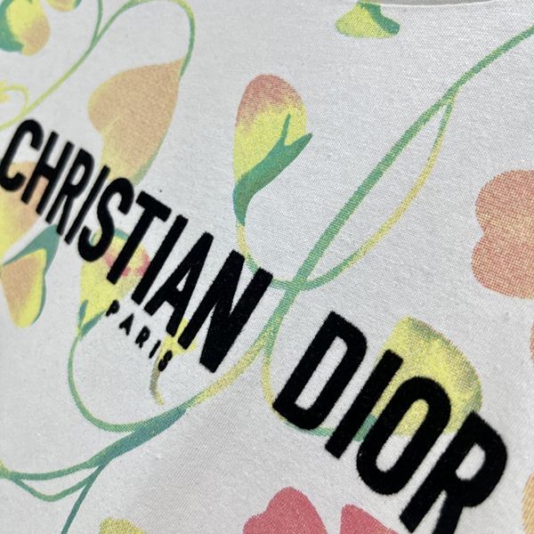 ギフトに最適♪ディオール コットン Tシャツ 偽物 半袖 deq35006